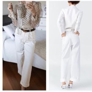Zara Magnum Pant, Off White, Size 6, Never worn, Tags Still on!